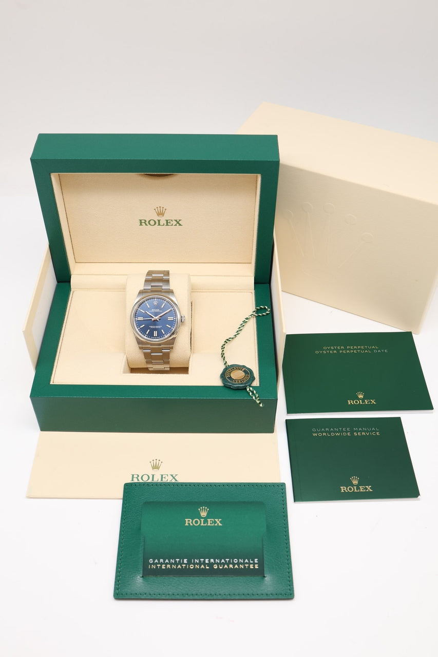 Rolex Oyster Perpetual 41 Automatik 124300 - Papiere und oder Lieferumfang