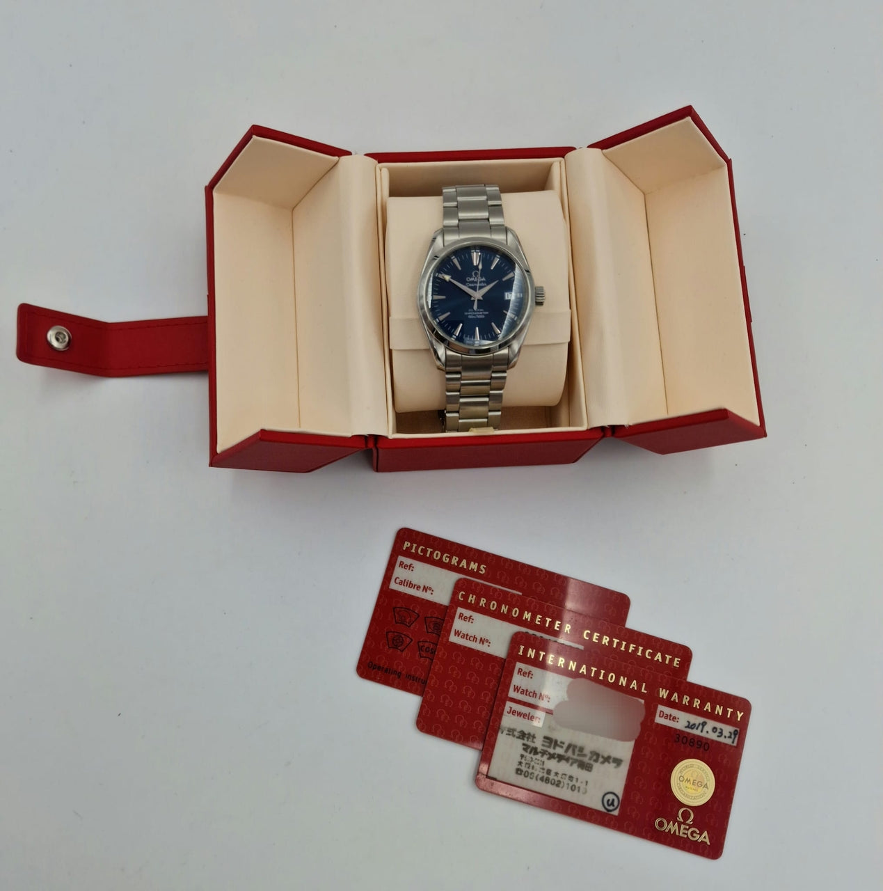 Omega  Seamaster Aqua Terra 36mm Automatik 25048000 Box + og. Papiere