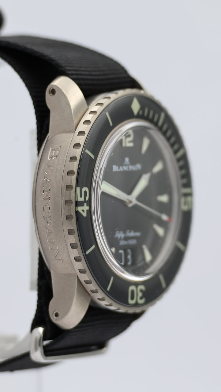 Blancpain Fifty Fathoms Grande Date Titan Automatik  505012B30 Box + og. Papiere