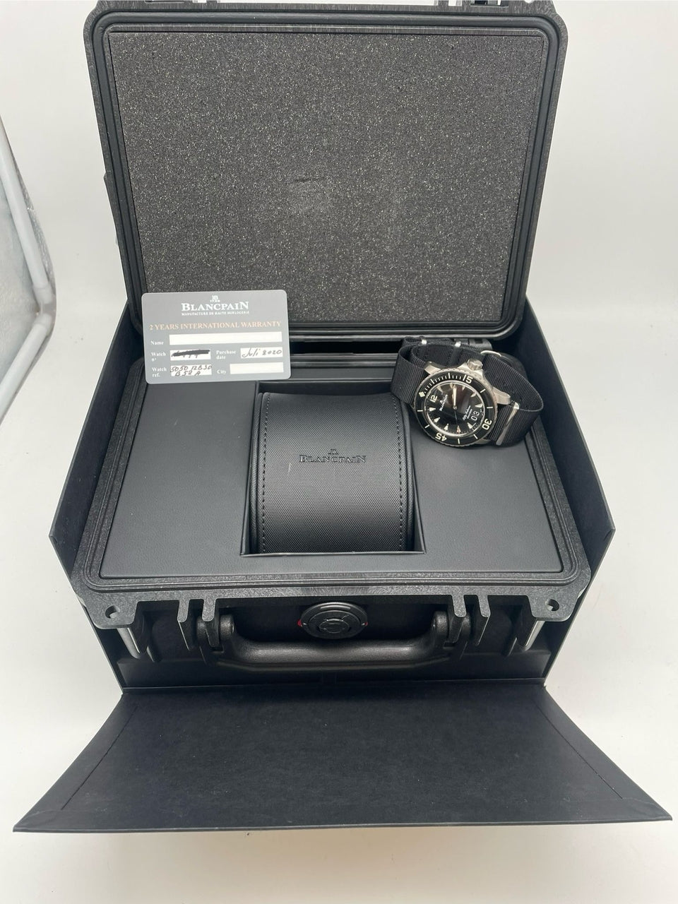 Blancpain Fifty Fathoms Grande Date Titan Automatik  505012B30 Box + og. Papiere