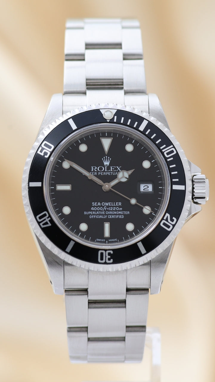 Rolex Sea-Dweller 4000 Automatik Herrenuhr Stahl 40mm 16600 - Thumbnail