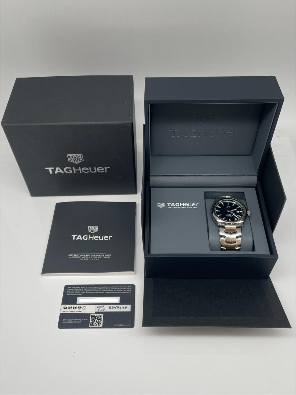 Tag Heuer Link Calibre 5 WBC2112.BA0603 - Papiere und oder Lieferumfang