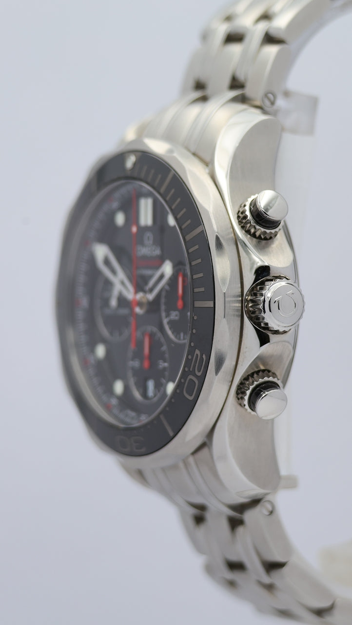 Omega Seamaster Diver 300 M Chronograph Automatik 21230445001001 Box + og. Papiere