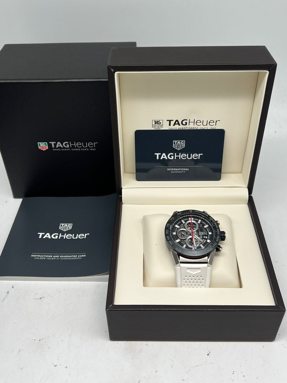 Tag Heuer Carrera Calibre HEUER 01 45mm Automatik CAR2A1Z.FT6051 - Papers and documentation