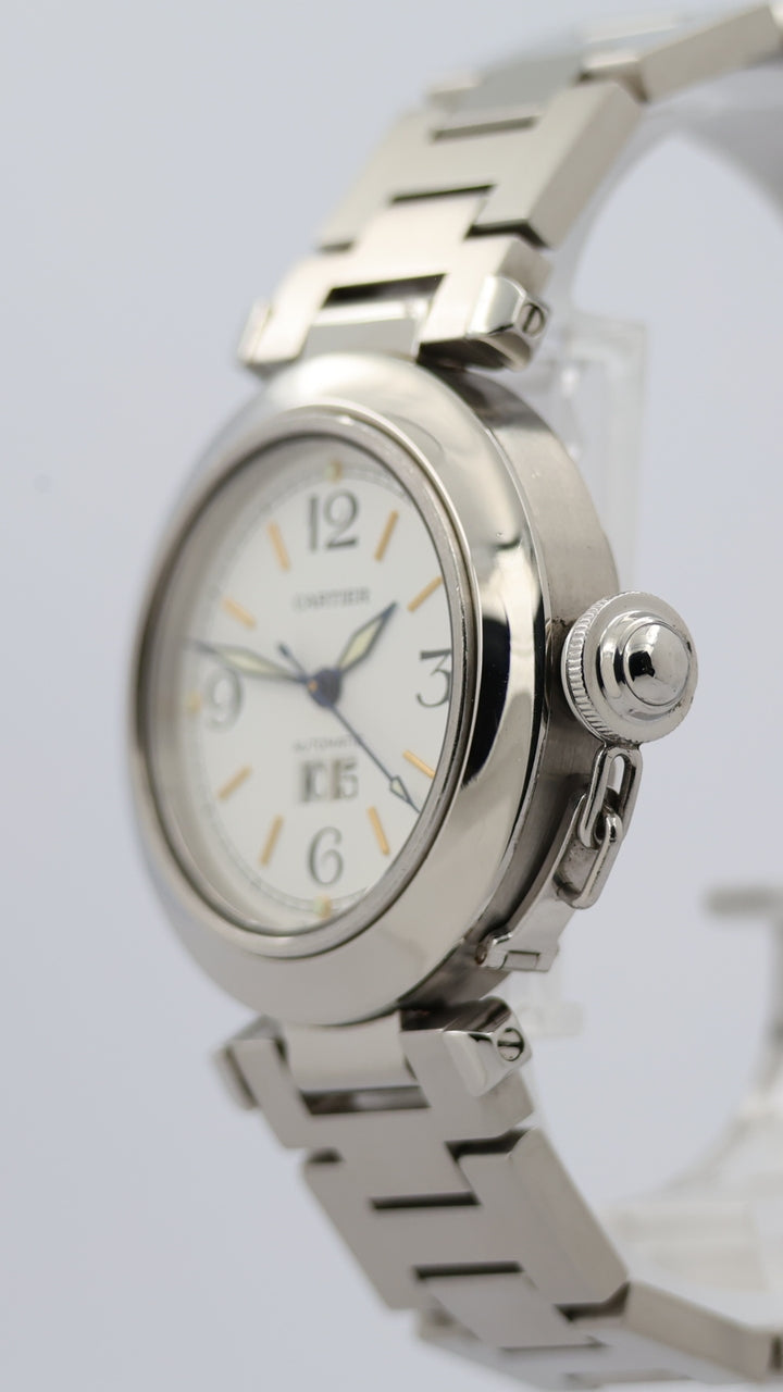 Cartier Pasha C Big Date 35mm Automatik W31044M7 - Detailansicht 7