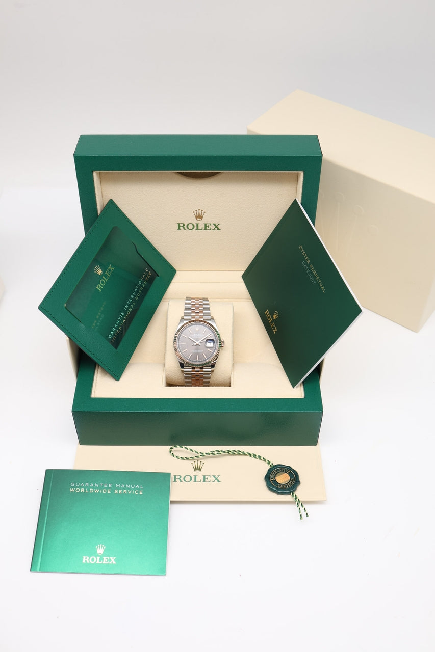 Rolex Datejust 36 Stahl/Gold Jubilee Automatik 126231 - Papiere und oder Lieferumfang