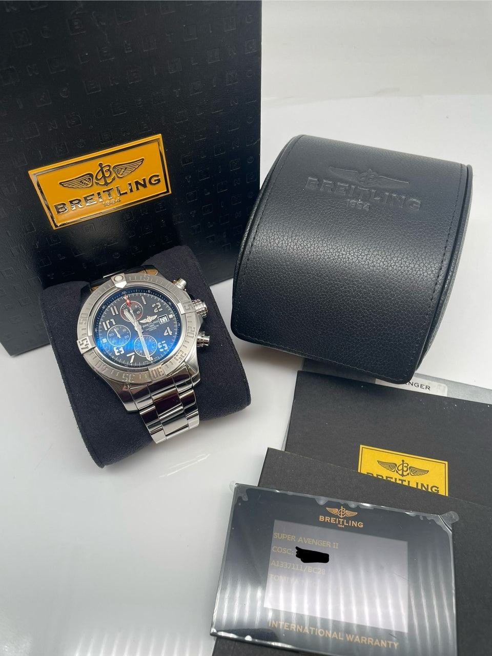 Breitling Super Avenger II 48mm Automatik A13371 - Papiere und oder Lieferumfang