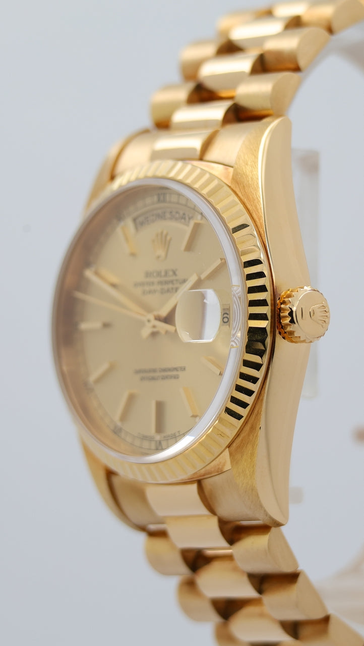 Rolex Day-Date 36 President 18K Gelbgold Automatik 18238 - Detail view 7