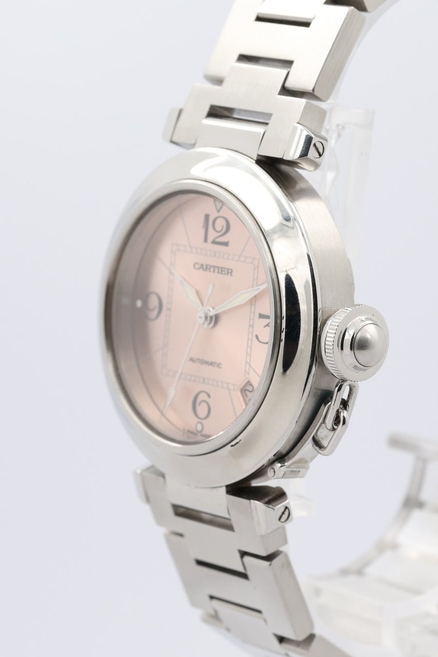 Cartier Pasha C 35mm Automatik Rosa W31075M7 - Detailansicht 2