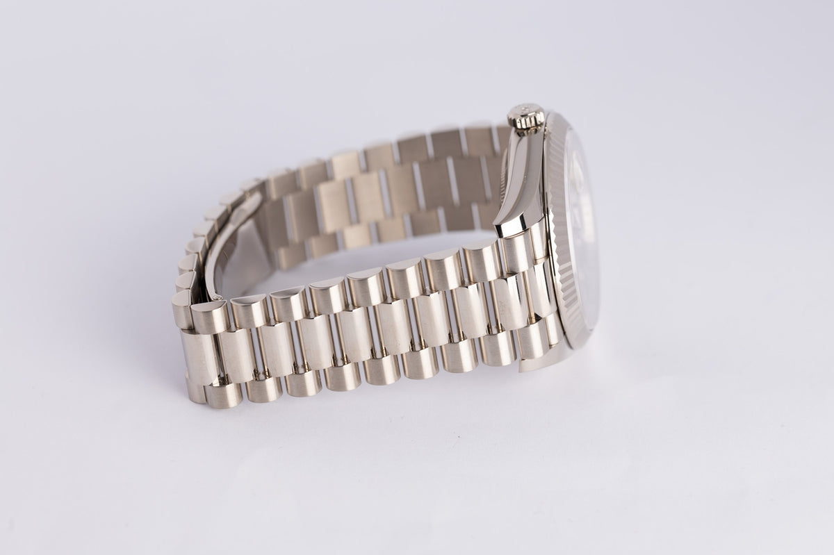Rolex Day Date 40mm Automatik Weißgold Grau 228239 - Detailansicht 6