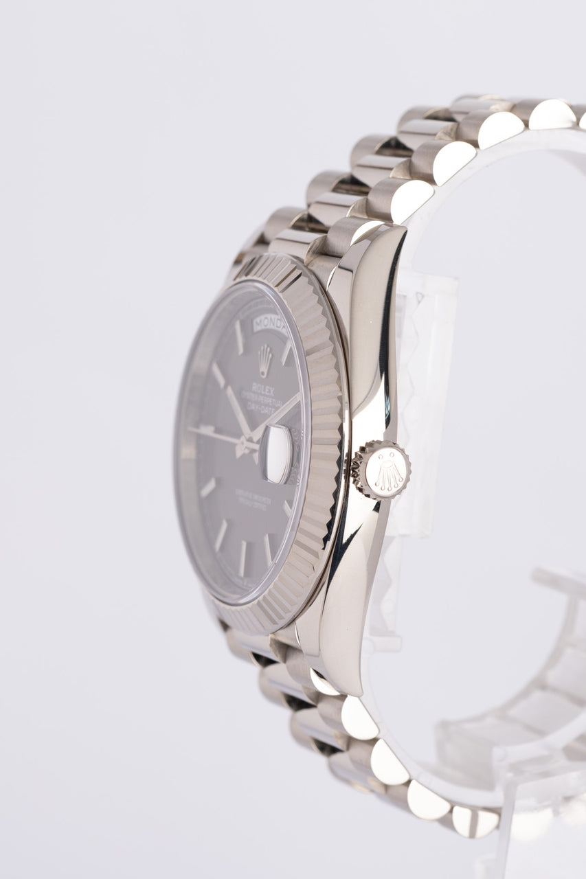 Rolex Day Date 40mm Automatik Weißgold Grau 228239 - Detailansicht 1