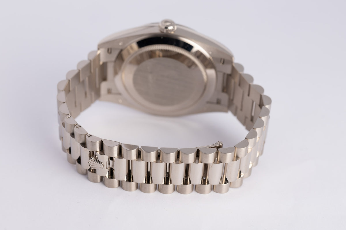 Rolex Day Date 40mm Automatik Weißgold Grau 228239 - Detailansicht 7