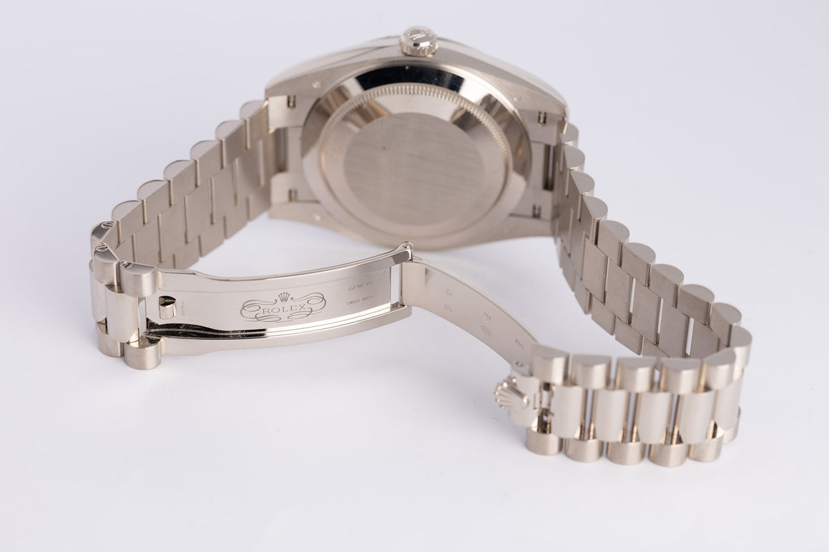 Rolex Day Date 40mm Automatik Weißgold Grau 228239 - Detailansicht 8