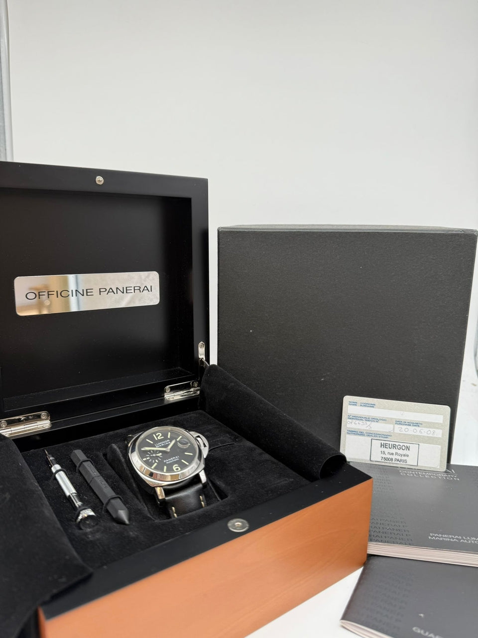 Panerai Luminor Marina Automatik PAM00104 - Papers and documentation