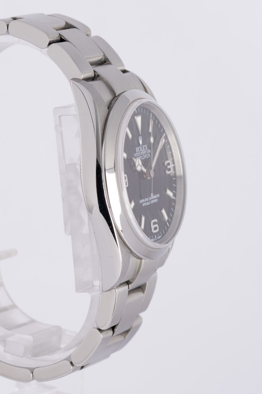 Rolex Explorer Automatik Herrenuhr Stahl Schwarz 114270 - Detailansicht 1