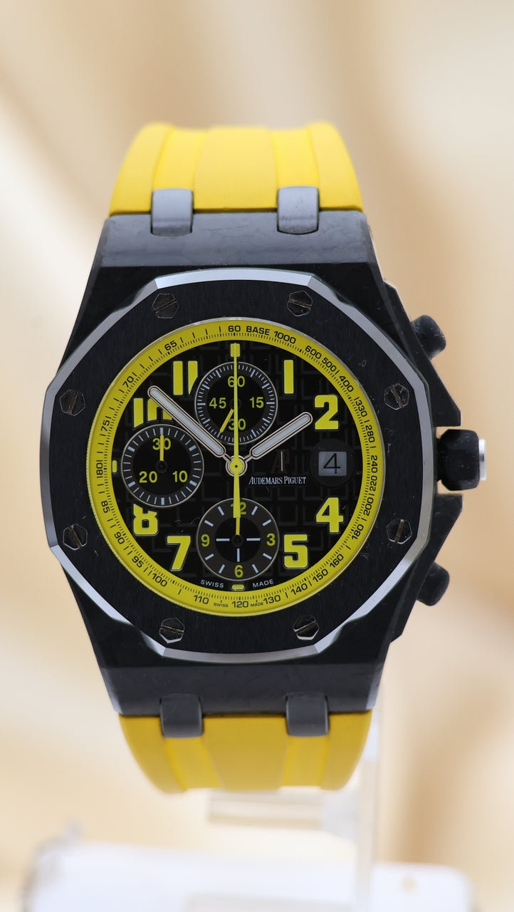 Audemars Piguet Royal Oak Offshore Chronograph Automatik Herrenuhr "Bumble Bee" 26176FO - Thumbnail