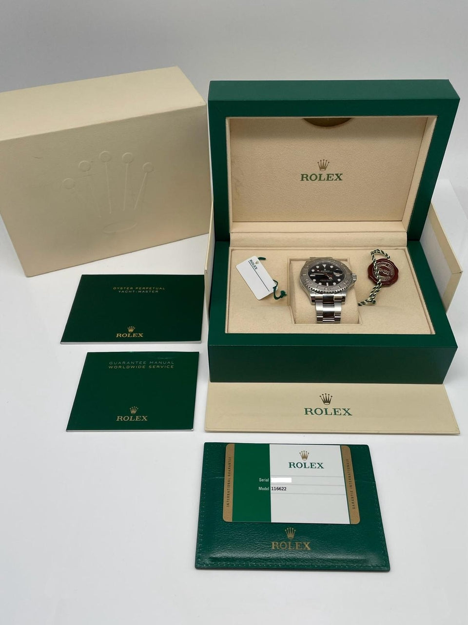 Rolex Yacht-Master Automatik Herrenuhr 116622 - Papiere und oder Lieferumfang