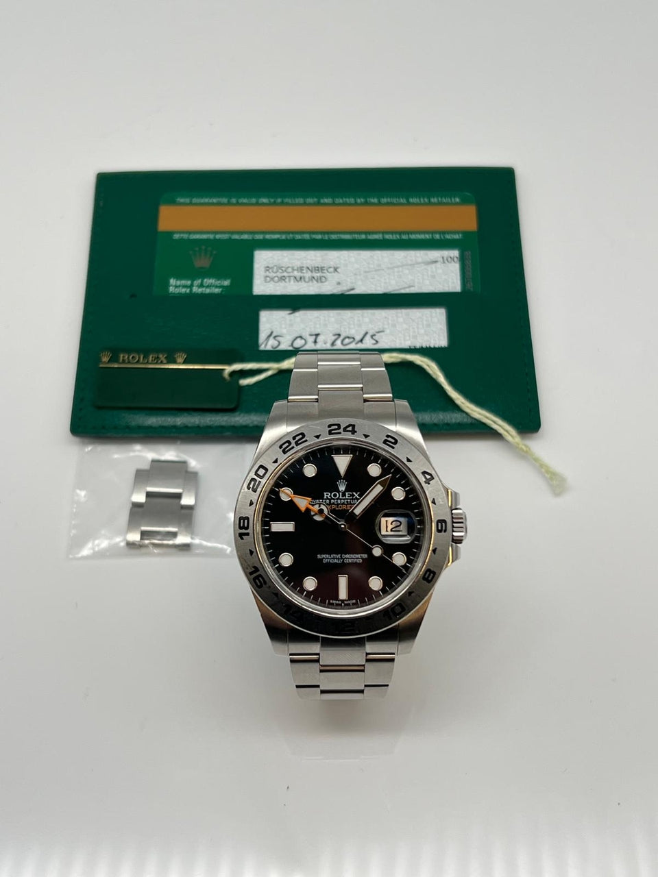 Rolex Explorer II 42mm Automatik Herrenuhr	 216570 - Papers and documentation