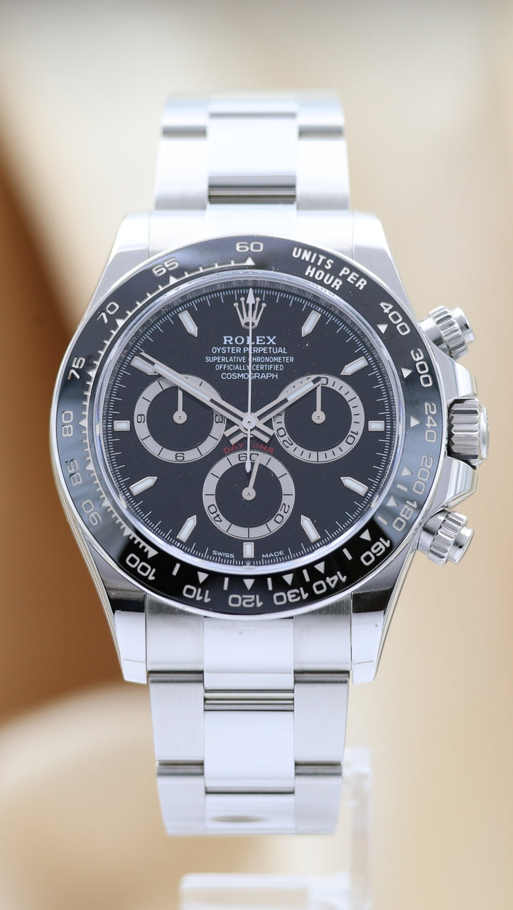 Rolex Oyster Perpetual Daytona Schwarz Automatik 126500 - Main product image