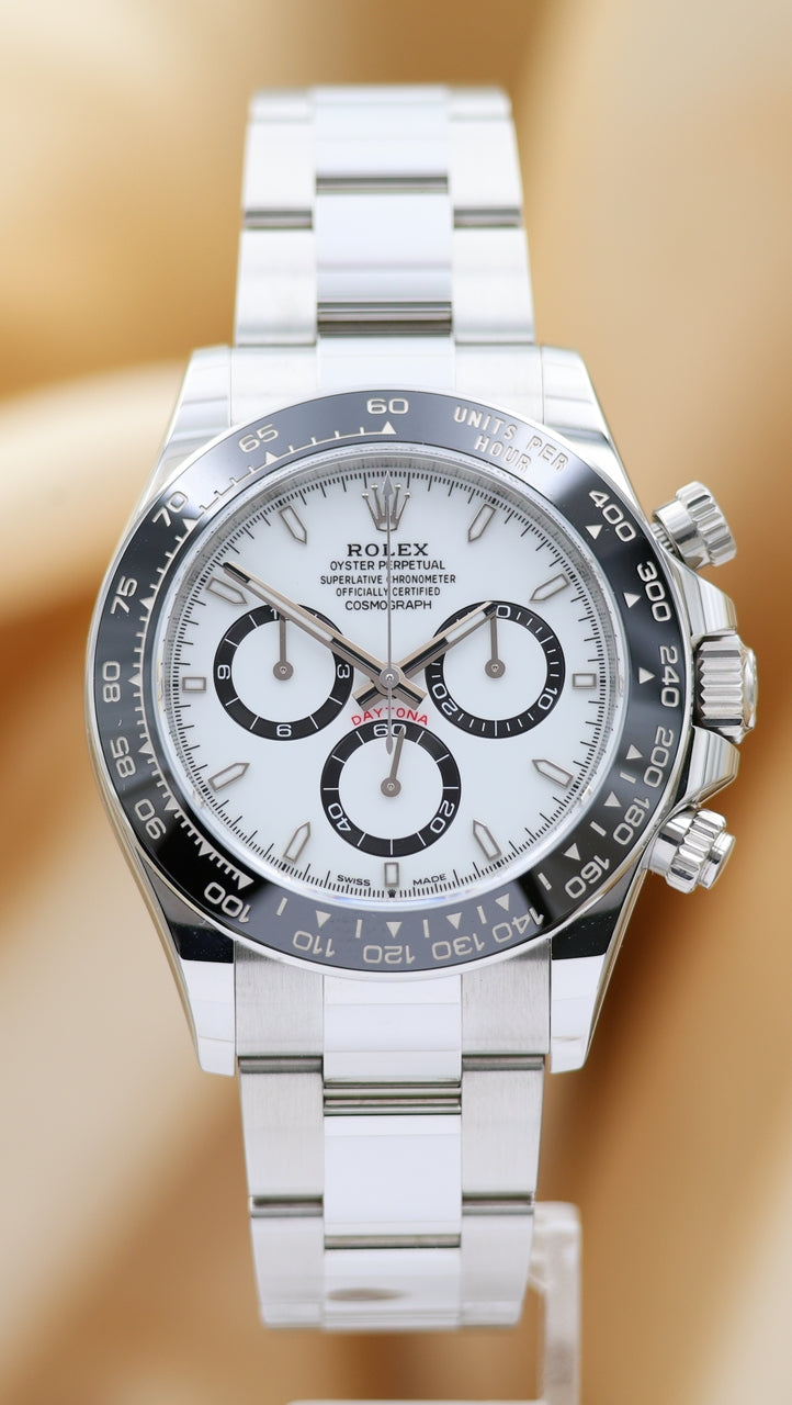 Rolex Daytona Panda 40 Automatik Ungetragen 126500LN Box + og. Papiere