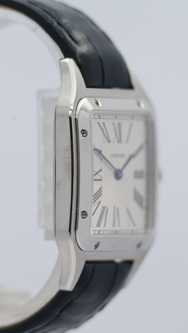 Cartier Santos Dumont 31,4 x 43,5 mm Quarz WSSA0022 Box + og. Papiere