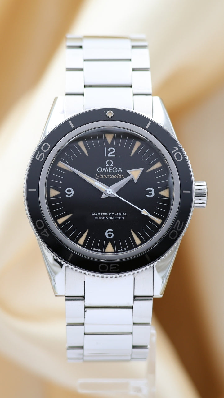 Omega Seamaster 300 Automatik Herrenuhr Schwarz 23330412101001