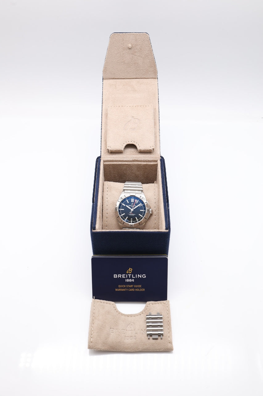 Breitling Chronomat GMT 40mm Automatik Schwarz A32398 - Papiere und oder Lieferumfang