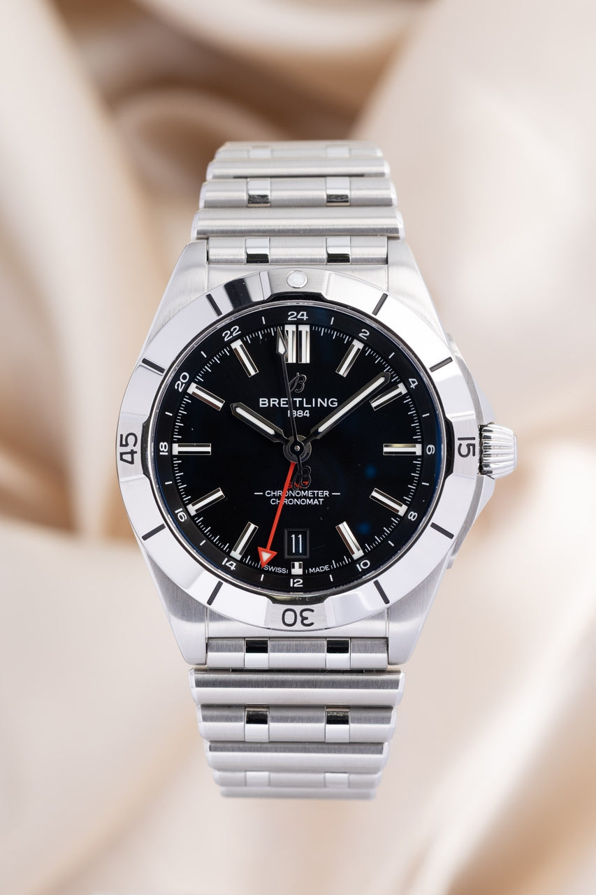 Breitling Chronomat GMT 40mm Automatik Schwarz A32398 - Thumbnail