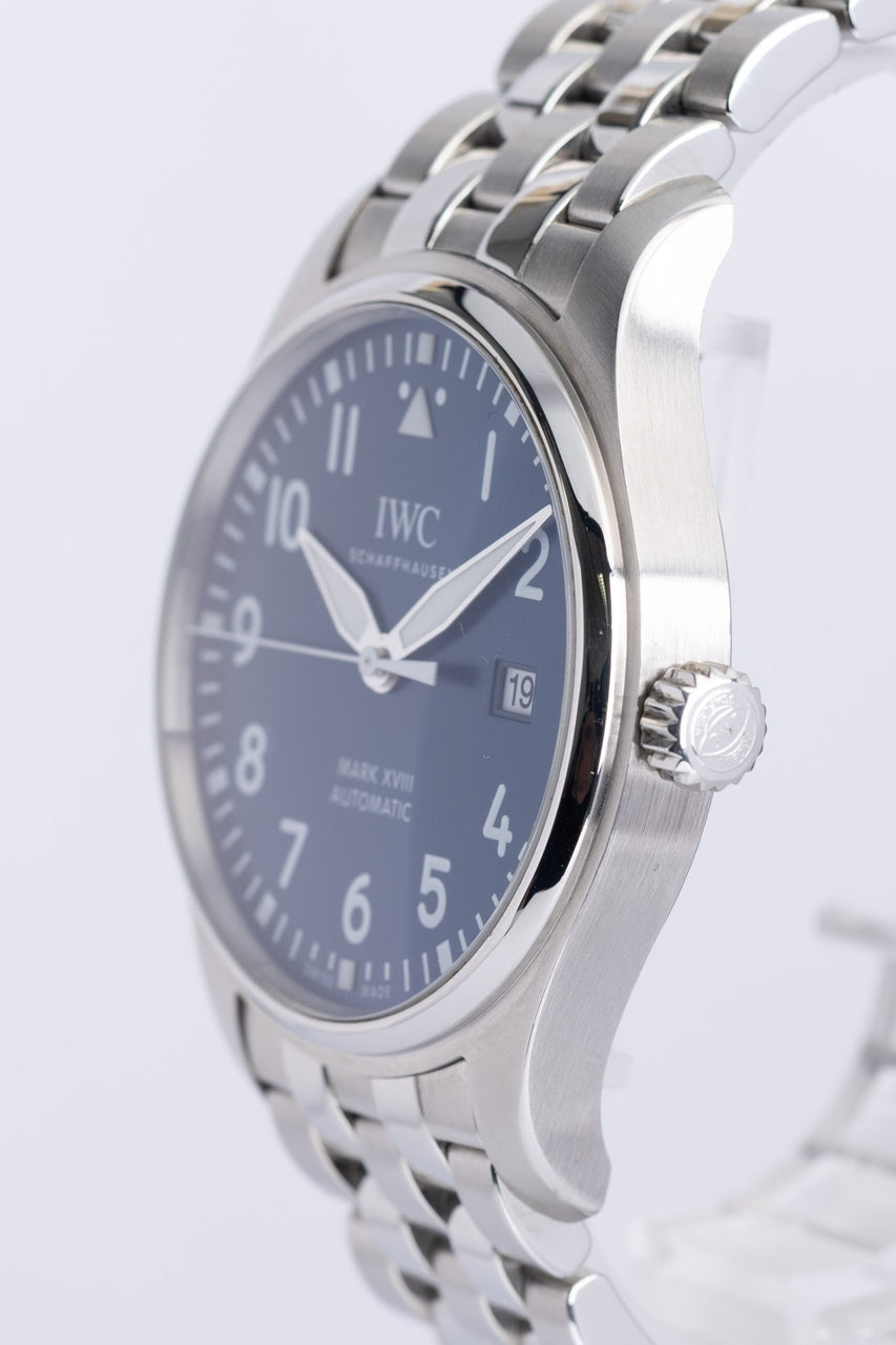 IWC Fliegeruhr Mark XVIII 40mm Automatik Herrenuhr IW327016 - Detailansicht 1