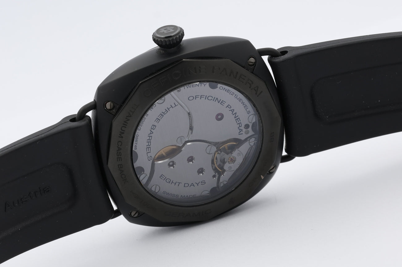 Panerai Radiomir 8 Days Keramik 45mm Handaufzug PAM00384 - Detailansicht 8