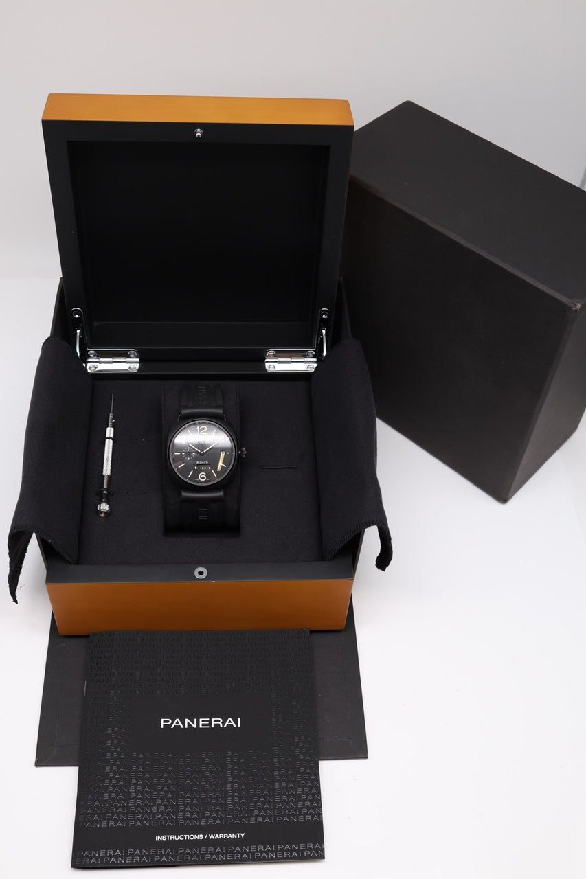 Panerai Radiomir 8 Days Keramik 45mm Handaufzug PAM00384 - Papiere und oder Lieferumfang