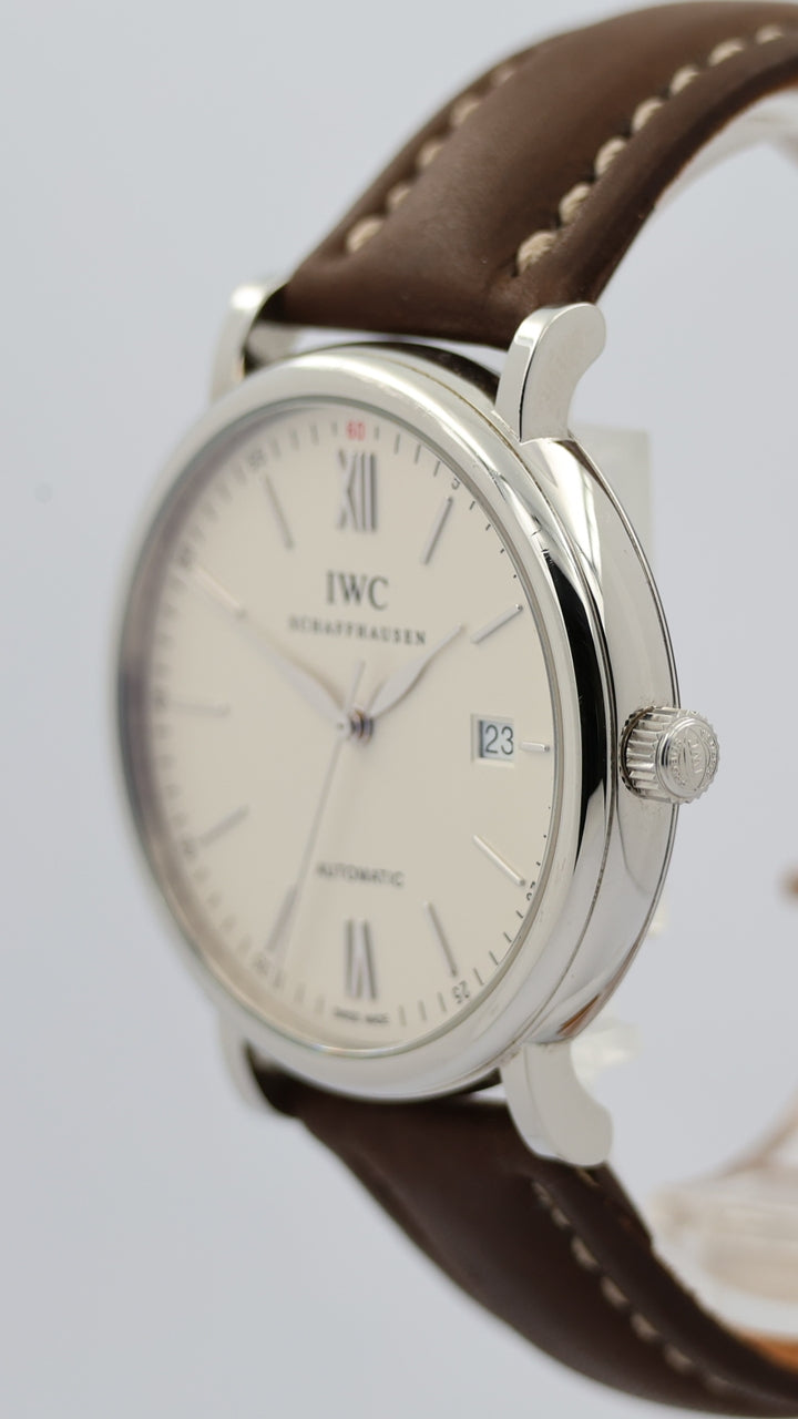 IWC Portofino Automatik Herrenuhr 40mm IW356501 - Detailansicht 6
