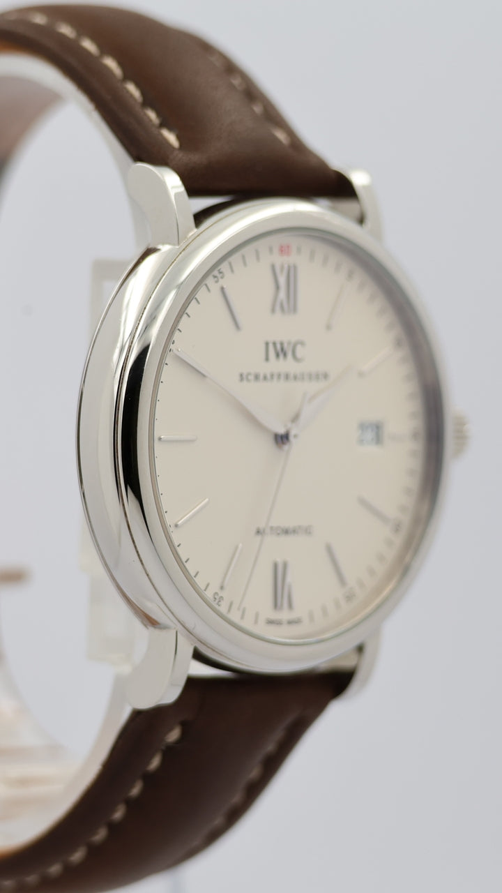 IWC Portofino Automatik Herrenuhr 40mm IW356501 - Detailansicht 7