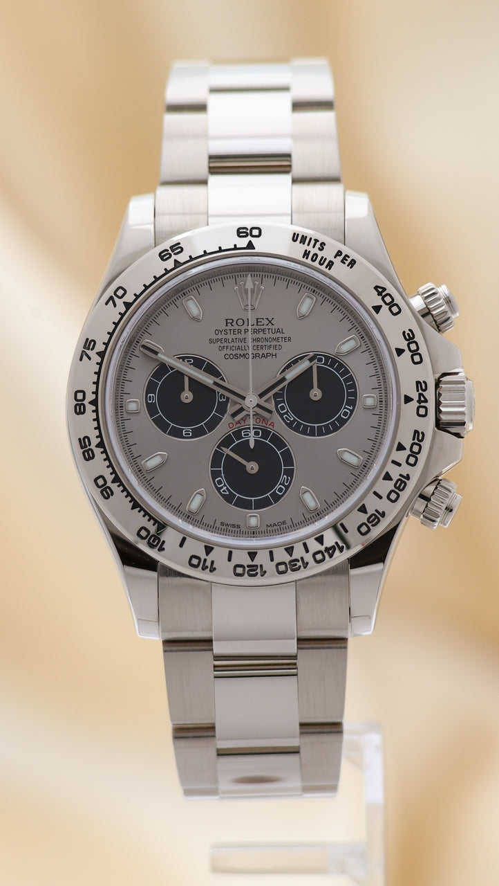Rolex  Daytona Ghost Automatik Herrenuhr Weißgold 40mm 116509 - Thumbnail