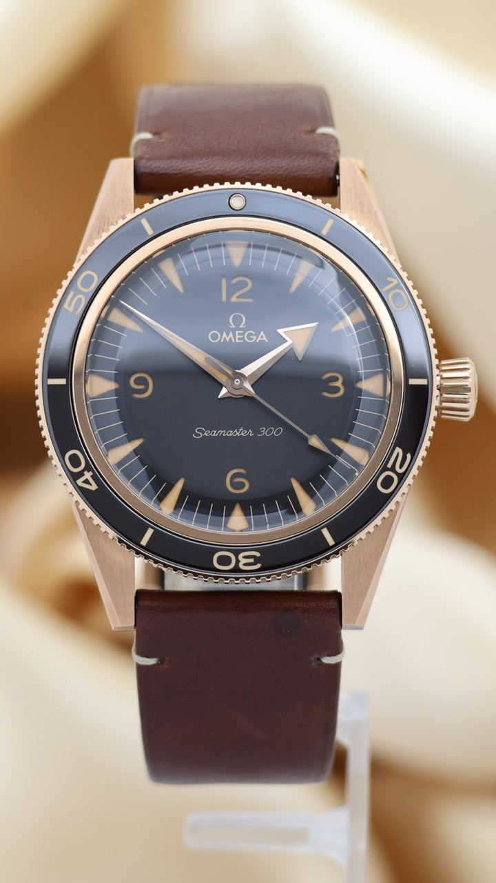 Omega Seamaster 300 Bronze Gold 9K Automatik 23492412110001 - Main product image