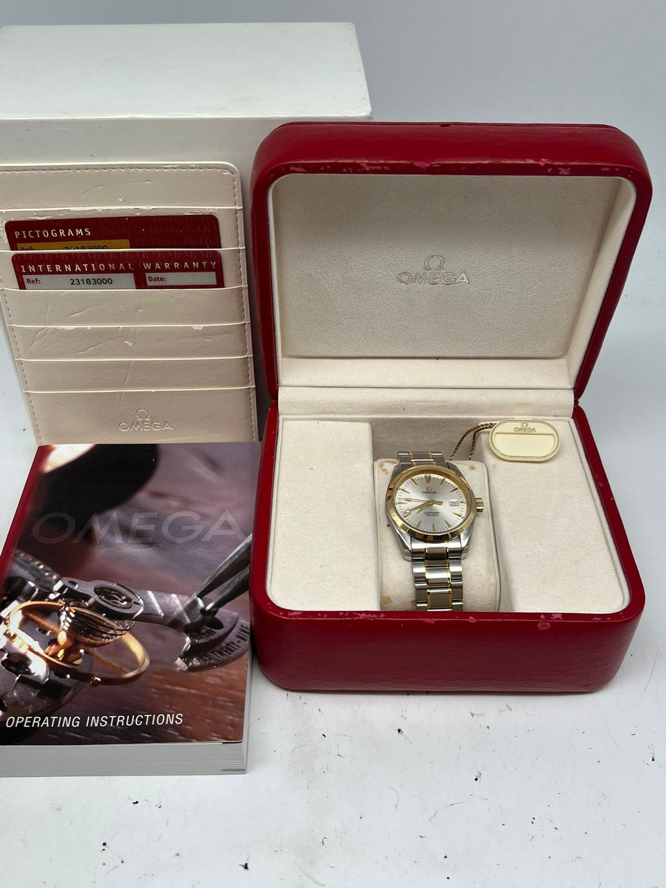 Omega Seamaster Aqua Terra 36mm Gold/Stahl 23183000 - Papiere und oder Lieferumfang