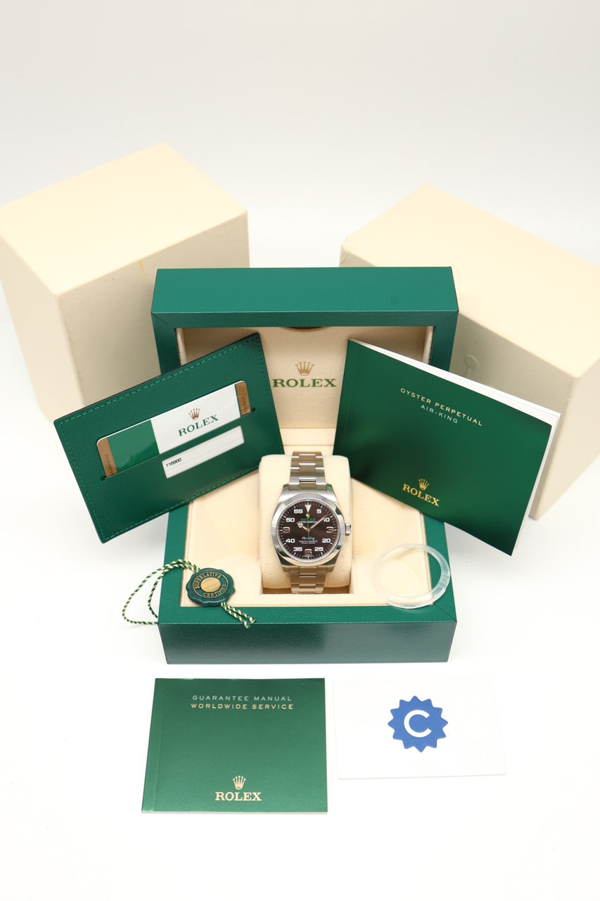 Rolex Air-King Automatik Herrenuhr 40mm 116900 - Papiere und oder Lieferumfang