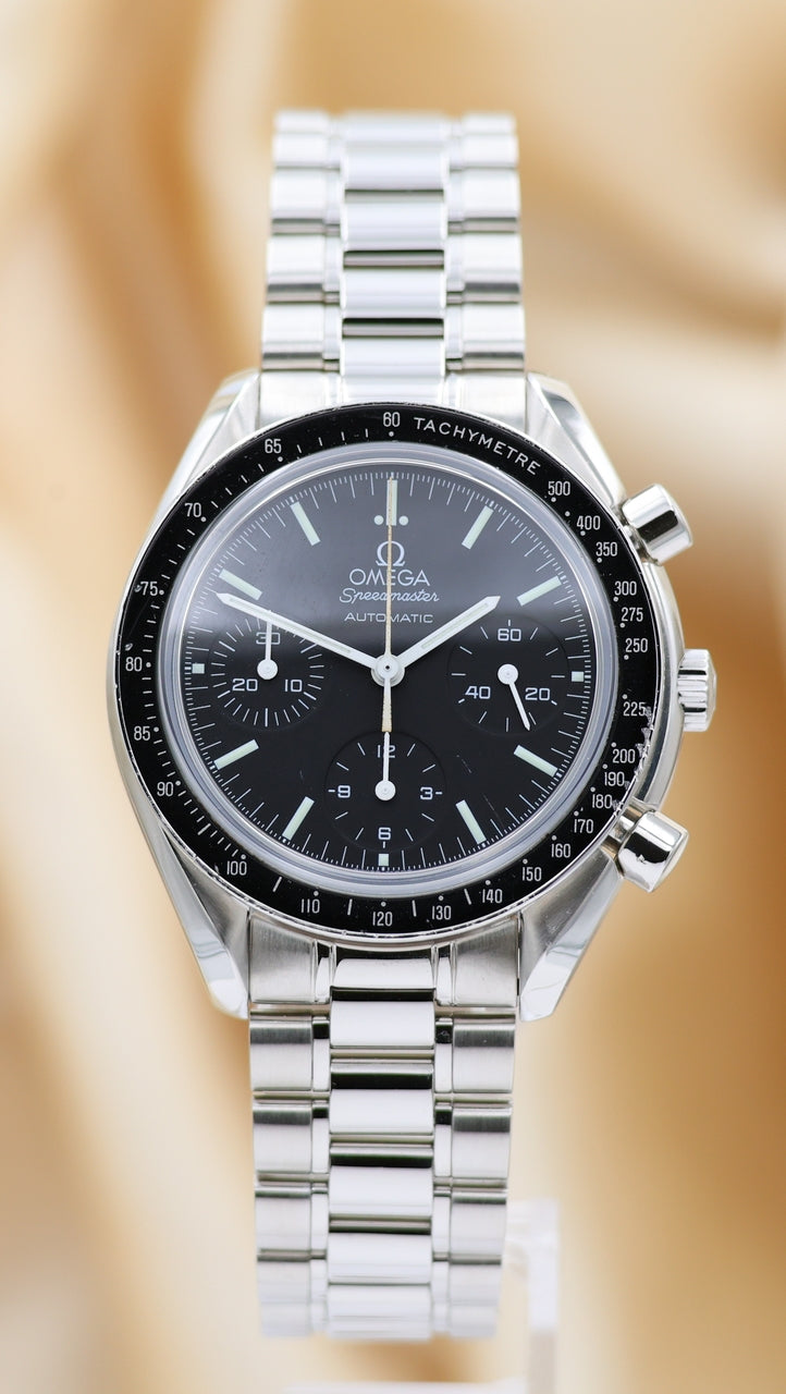 Omega Speedmaster Reduced Automatik Herrenuhr 35395000 - Thumbnail