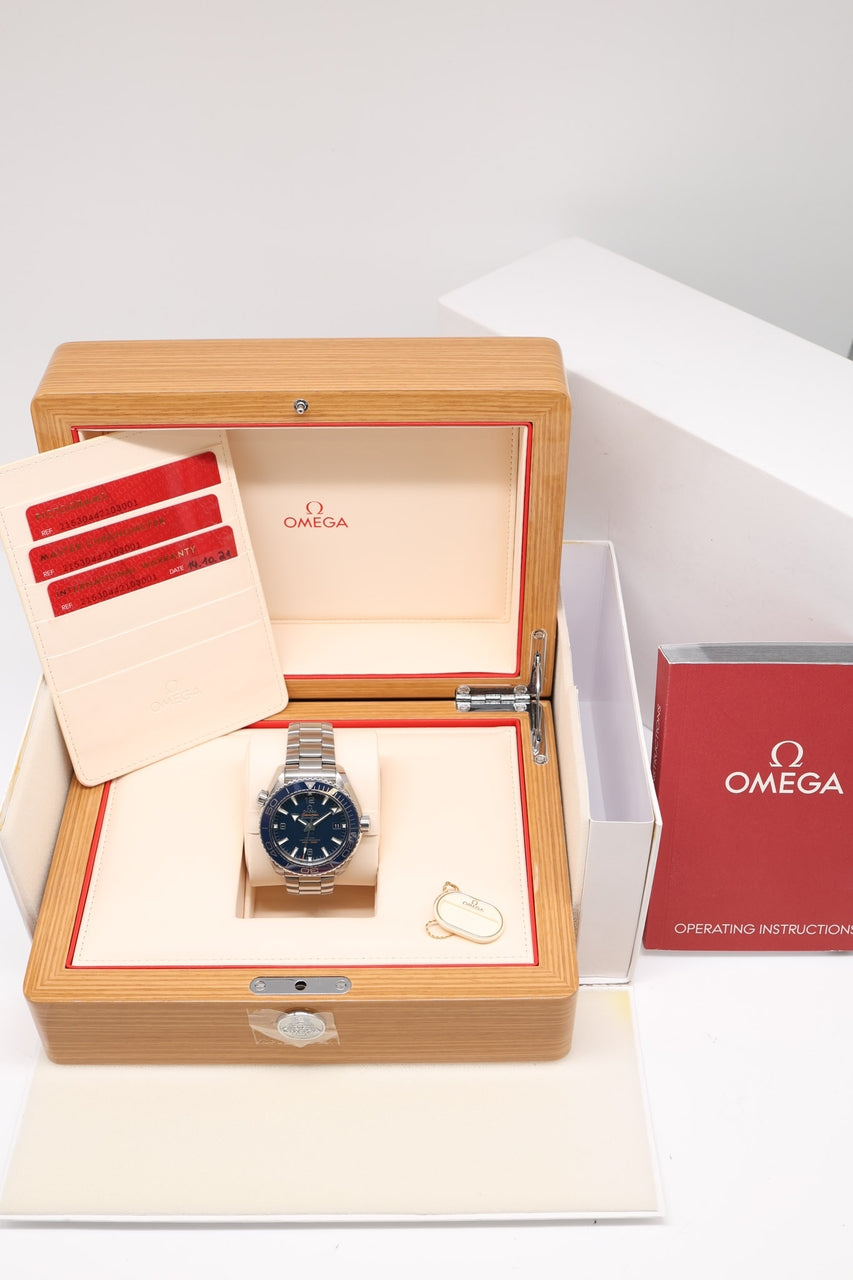 Omega Seamaster Planet Ocean 43,5mm Automatik 21530442103001 - Papiere und oder Lieferumfang