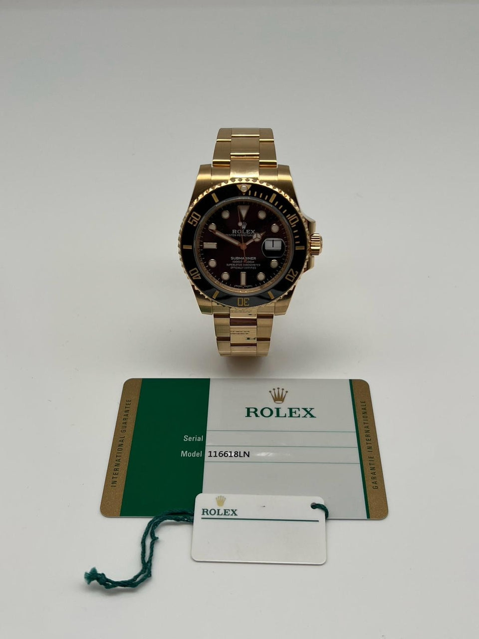 Rolex Submariner Date Automatik Herrenuhr 40mm 116618LN - Papiere und oder Lieferumfang