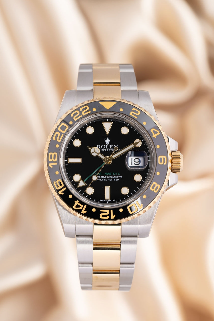 Rolex GMT Master II Stahl/Gold Automatik 116713LN - Thumbnail