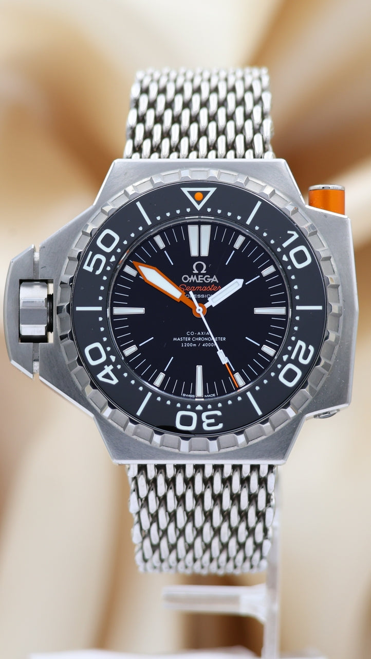 Omega Seamaster PloProf Titan Automatik  22790552101001 Box + og. Papiere