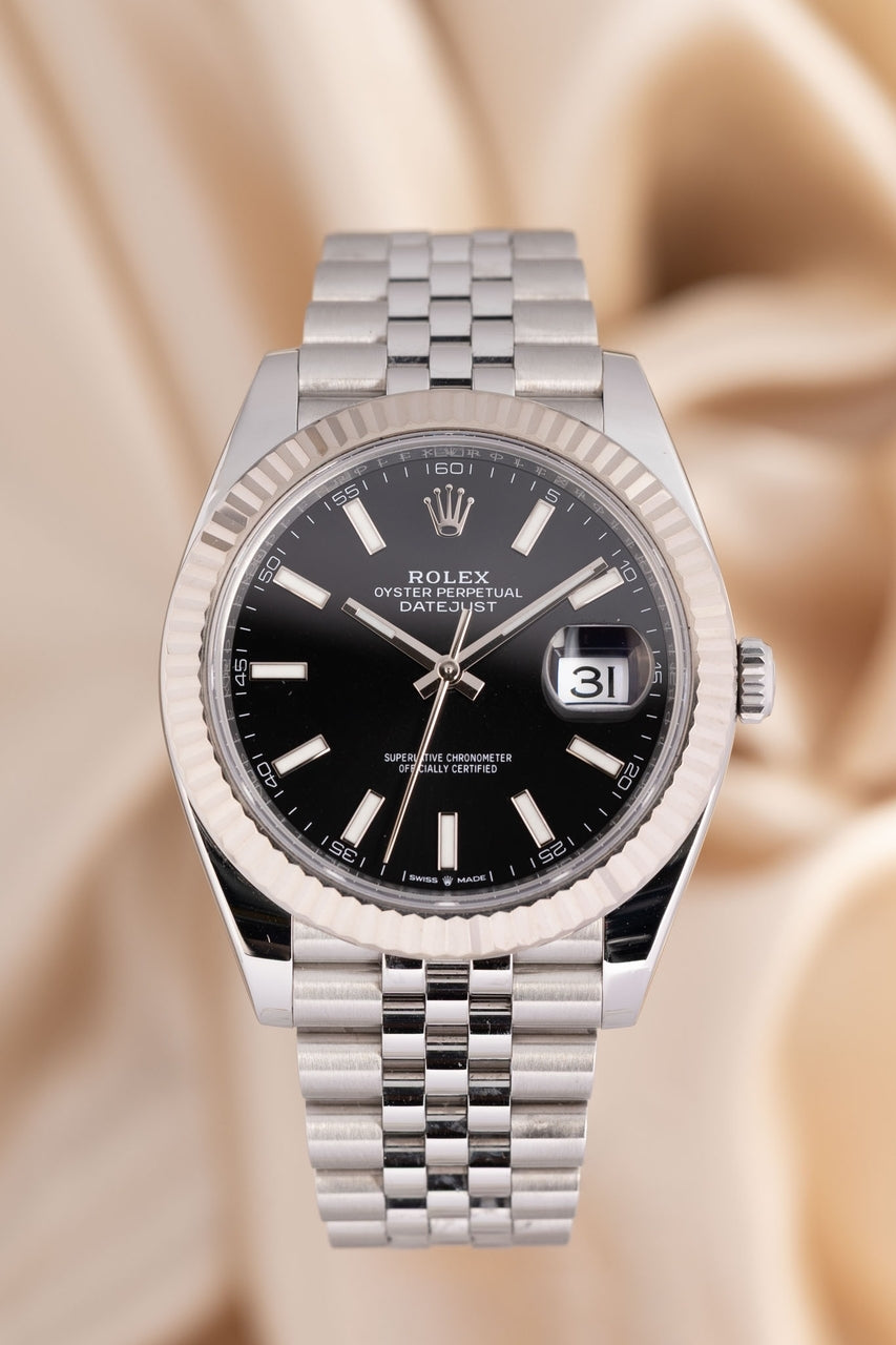 Rolex Datejust 41 Automatik Herrenuhr 126334 - Thumbnail