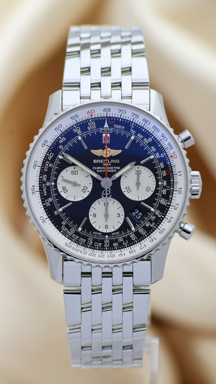 Breitling Navitimer 01 Automatik Herrenuhr 43mm AB0120 - Thumbnail