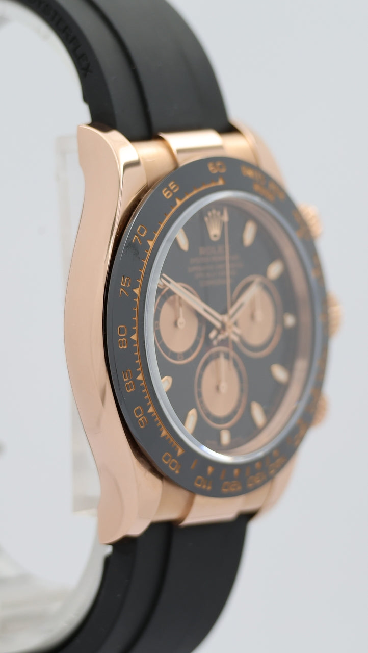 Rolex Daytona Automatik Roségold Oysterflex 40mm 116515 - Detailansicht 8