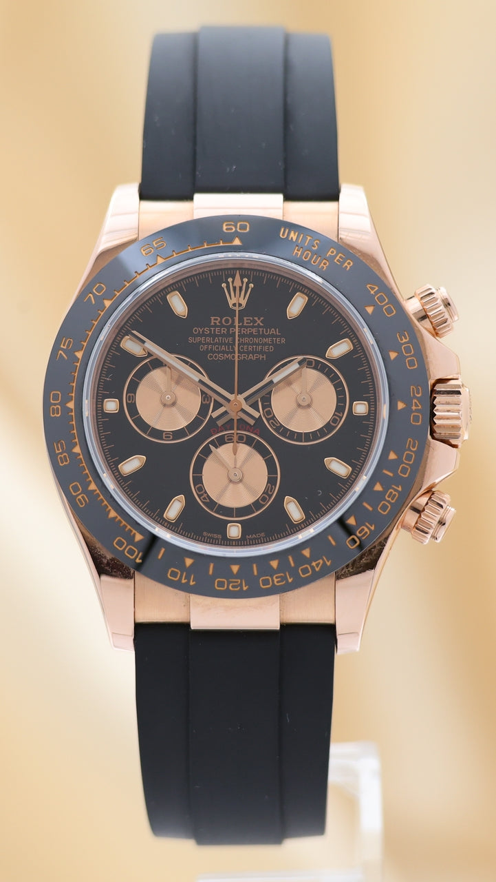 Rolex Daytona Automatik Roségold Oysterflex 40mm 116515 - Thumbnail