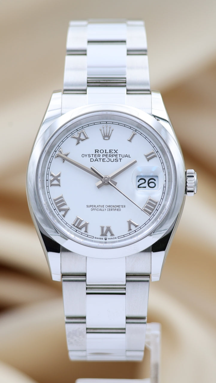 Rolex Datejust 36mm Automatik Herrenuhr	 126200 Box + og. Papiere