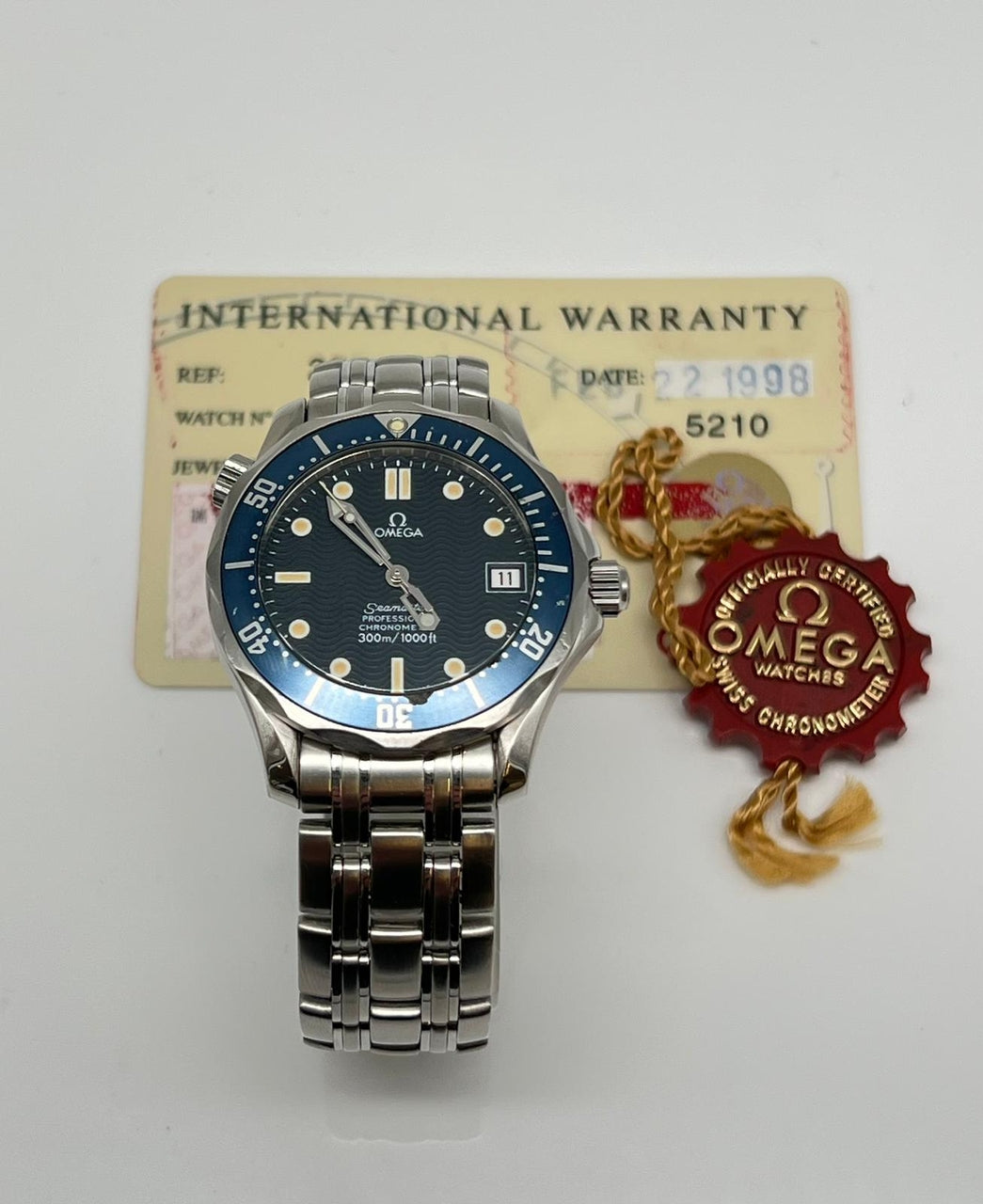 Omega Seamaster Diver 300M Automatik 36mm 25518000 - Papiere und oder Lieferumfang