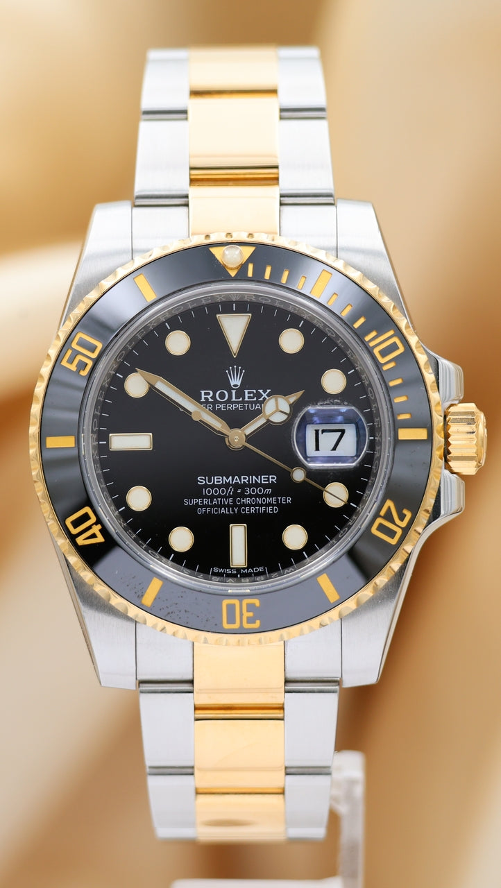 Rolex Submariner Date Stahl/Gold Automatik 116613LN Box + og. Papiere