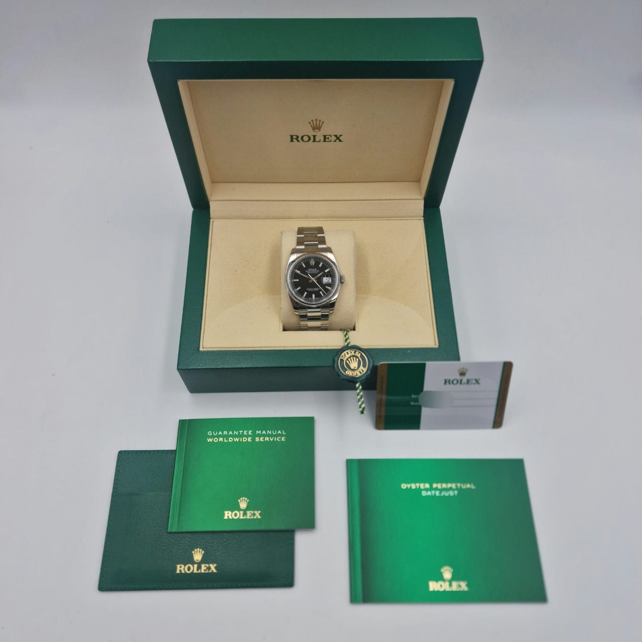 Rolex Oyster Perpetual Datejust Automatik 116200 Box + og. Papiere